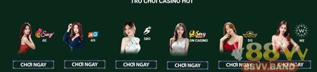 Slot game đa dạng và hấp dẫn trên 88VV